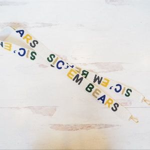 Beaded Baylor Bears Collegiate Game Day Purse Strap